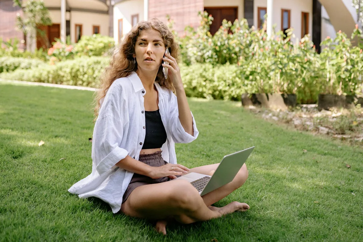 Filipino virtual assistant working remotely on a laptop for an ecommerce employer